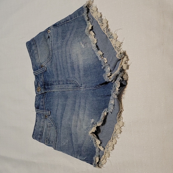 Just USA light wash denim shorts size extra small - Picture 1 of 7